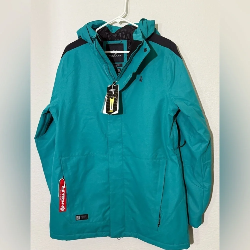 NEW Volcom Women's Westland Insulated Snowboard Ski Winter Hooded Jacket, L